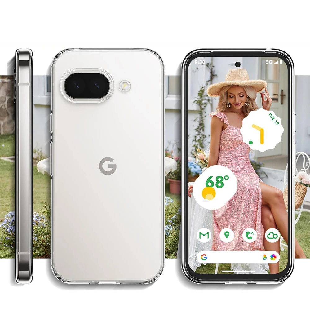 Ultra Thin Clear Silicone Phone Soft Case - Transparent Shockproof Back Cover