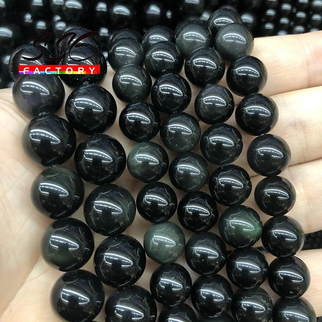 5A Quality Natural Stone Blue Tiger Eye Beads Round Loose Beads 6 8 10 12mm For Jewelry Making DIY Charm Bracelet 15