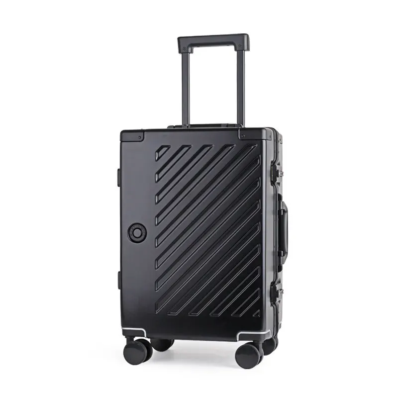 

Boutique Business Luggage Boarding Bag Aluminum Frame Durable Men's and Women's Fashion Trolley Case Luggage and Suitcase Passwo