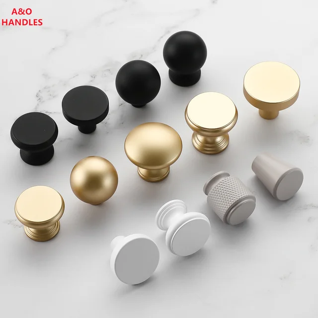 Handles Drawer Cabinet Furniture Kitchen Handles for Cabinet Knob Door Drawer Furniture Kitchen Golden Silvery European Style 1