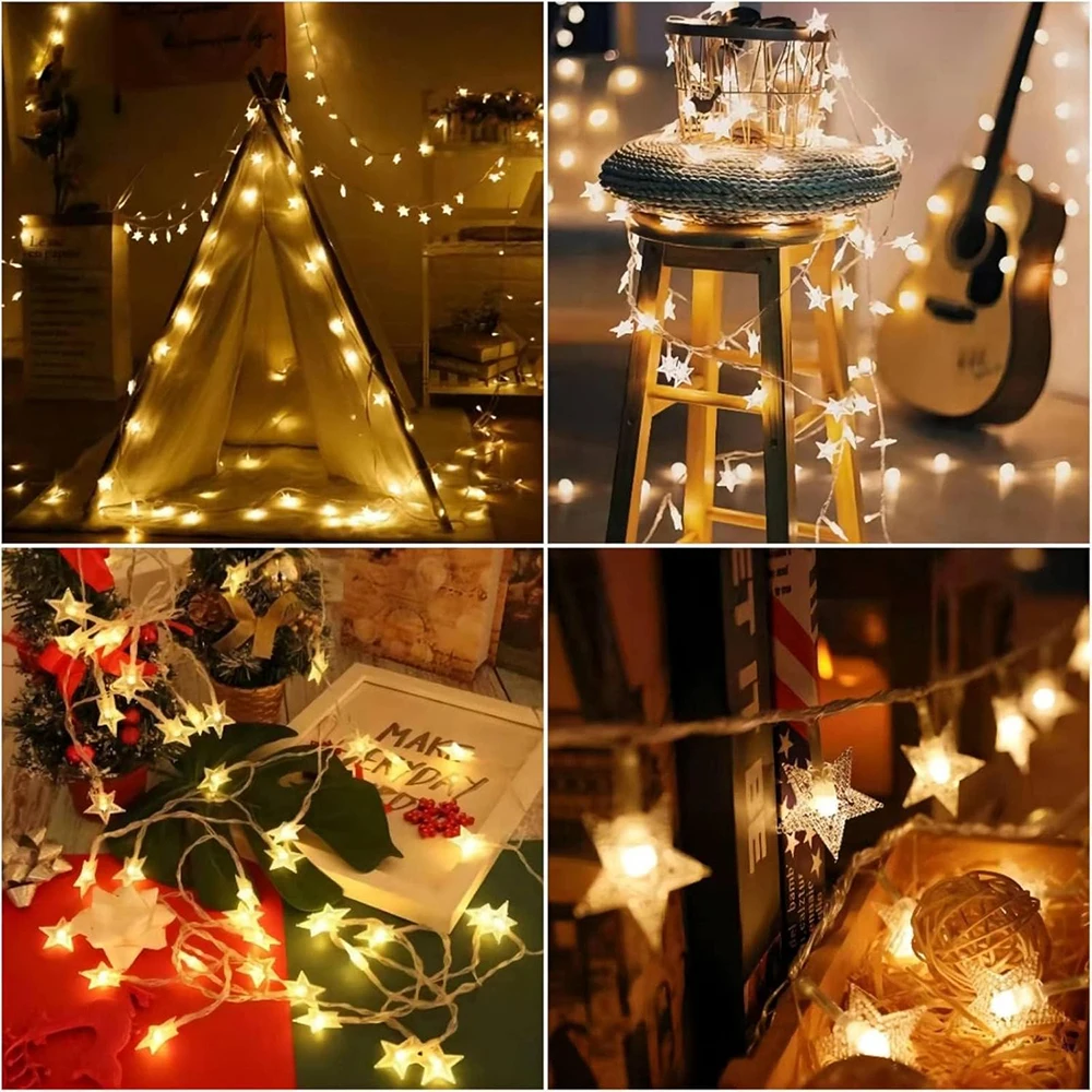 Luminous Starry LED Fairy Lights for Festive Indoor & Outdoor Decor