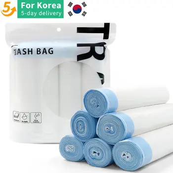 드로스트링 쓰레기 봉투 가정용 일회용 투명 쓰레기 봉투, 주방 기숙사 거실 사용, 3 가지 크기 선택