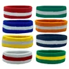 Towel Sweat Bands Set For Men Women Basketball Yoga Headband Tennis Wristbands Sport Gym Running Volleyball Wrist Wrap Sweatband 2