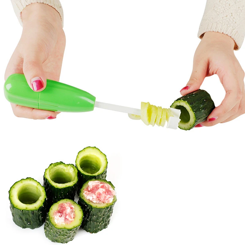 Vegetable core digger vegetable fruit hollowing out fruit kitchen multifunctional gadget digging hole core remover fruit vegetable corer