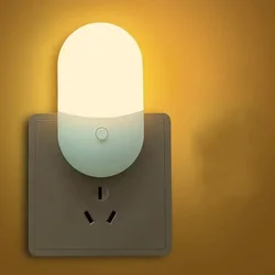 LED Smart Night Light with Motion and Sound Sensors - Adjustable Brightness Decorative Lamp for Bedroom and Staircase (Switch mode- blue)