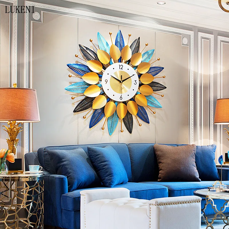

Настенные часы для гостиной, домашние модные креативные настенные декоративные часы для спальни, бесшумные настенные часы, Современные строительные роскошные часы