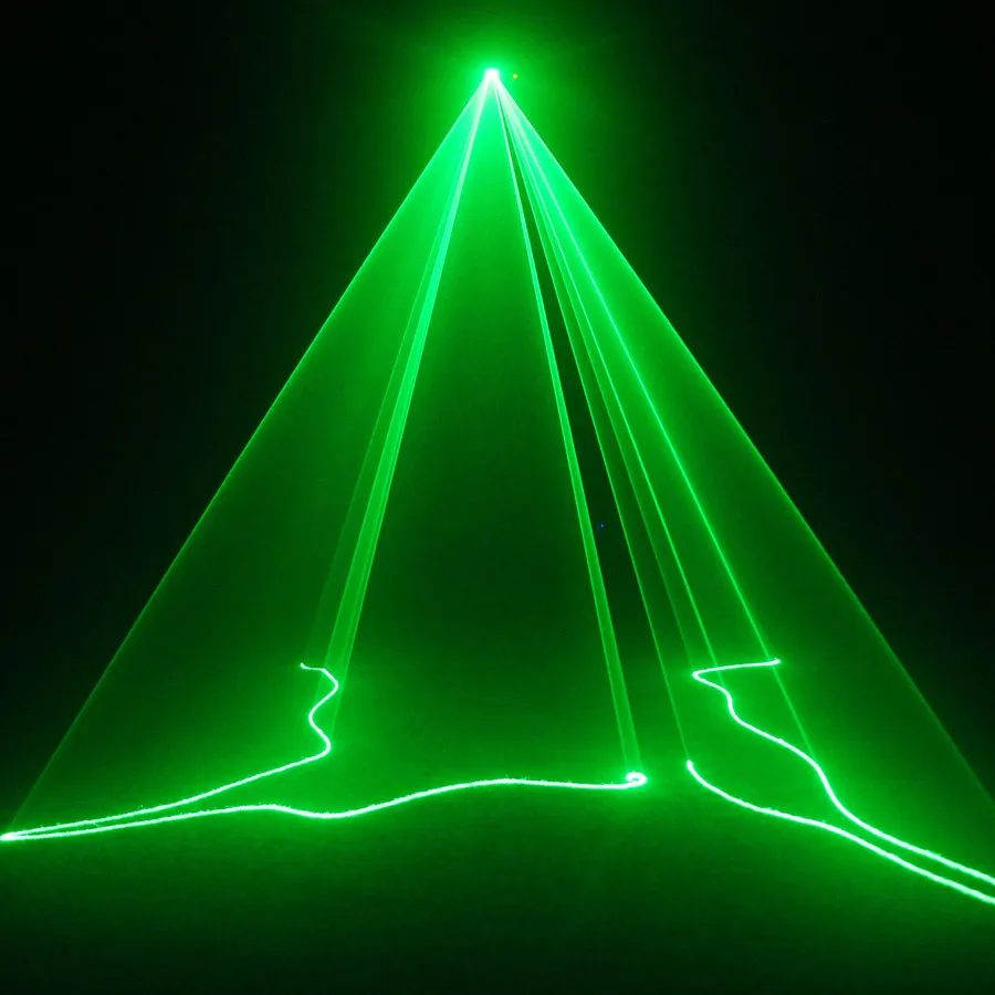 лучи. Impala rgb lens. сканер зеленый. трёхцветная лазерная светомузыка. сканирующий луч.