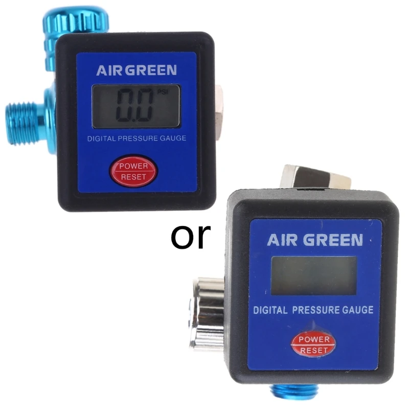 

1/4" Inlet & Outlet Pressure Gauge Plastic for Shell Digital Pressure Air Gauge