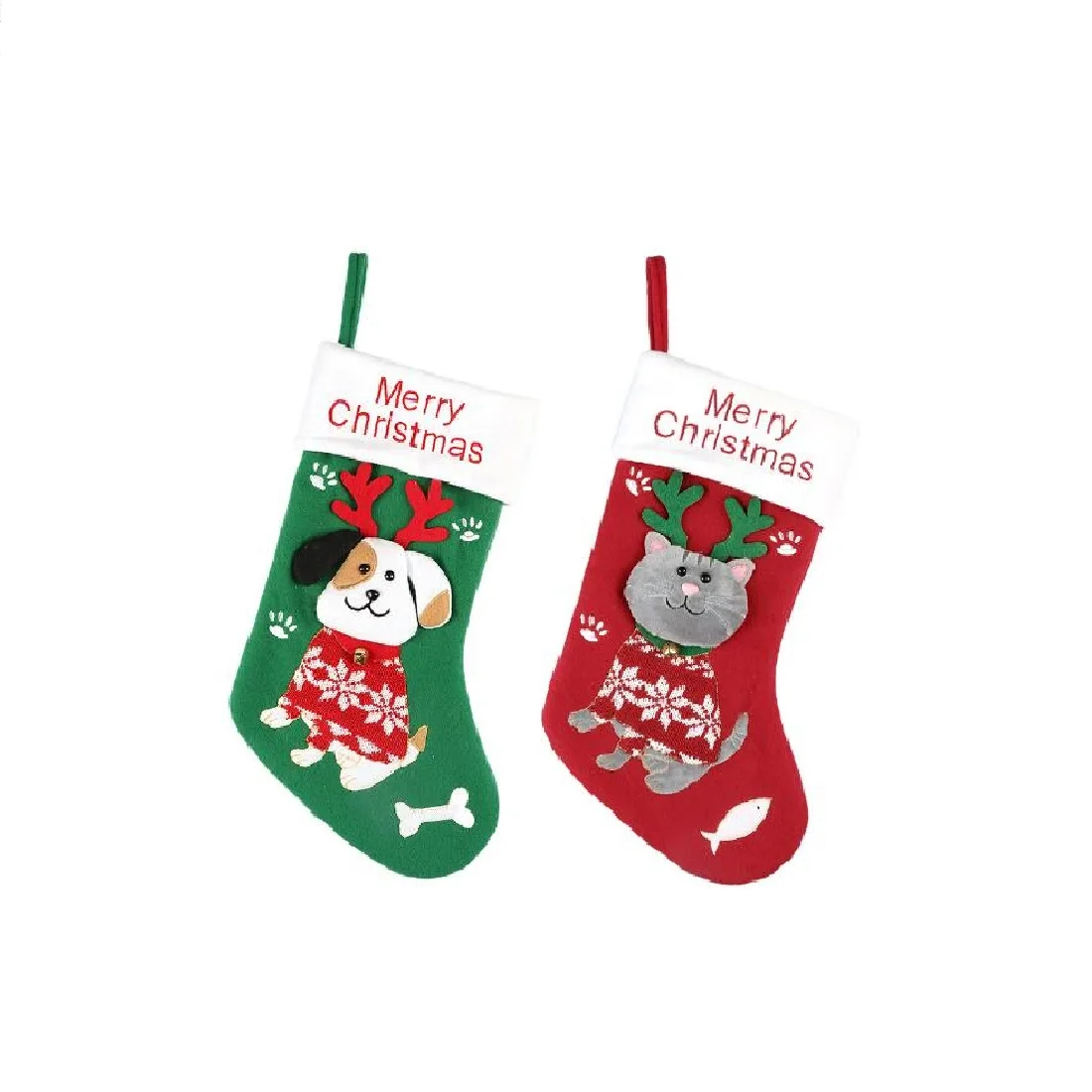 

20pcs/lot Christmas Pet Dog Puppy cat Gift Socks SC1102