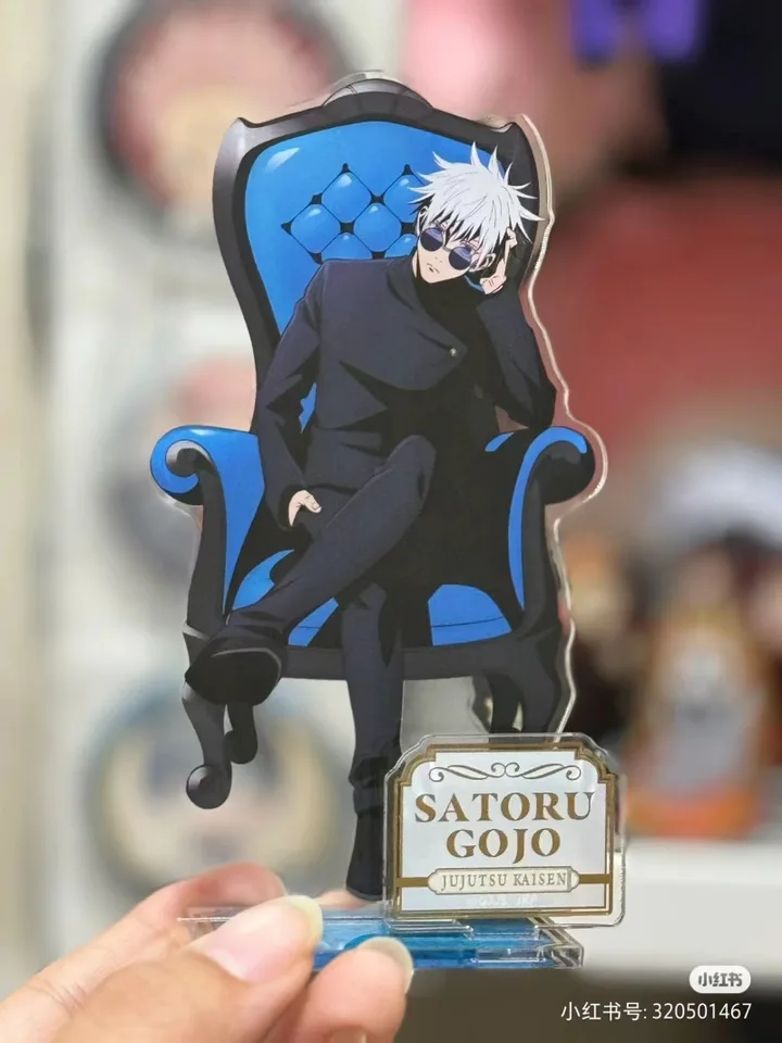 Supporto Acrilico Jujutsu Kaisen – Itadori Yuji E Gojo Satoru – Figura Da Tavolo 12cm – Q21-353