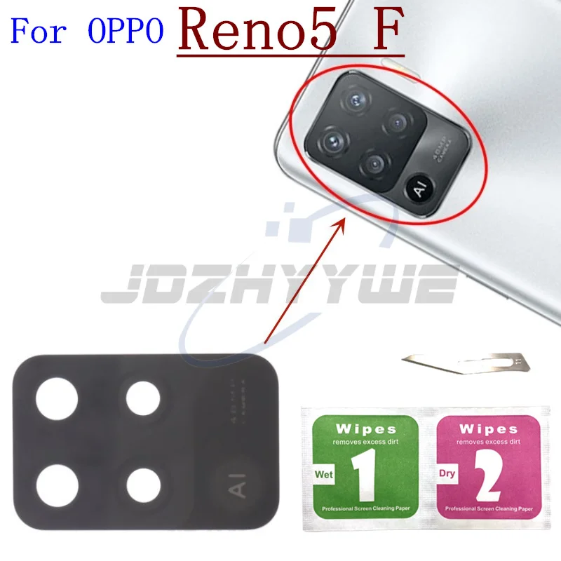 Vitre Appareil Photo Pour Oppo Reno10 / Reno10 Pro 5G - Lentille Noire - Neuf