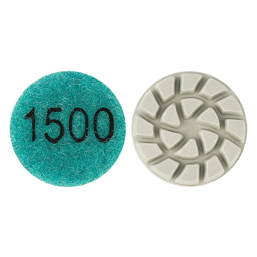 Premium 1-Inch Polishing Pad for Wet/Dry Use - Ideal for Marble, Granite, and Concrete Surfaces