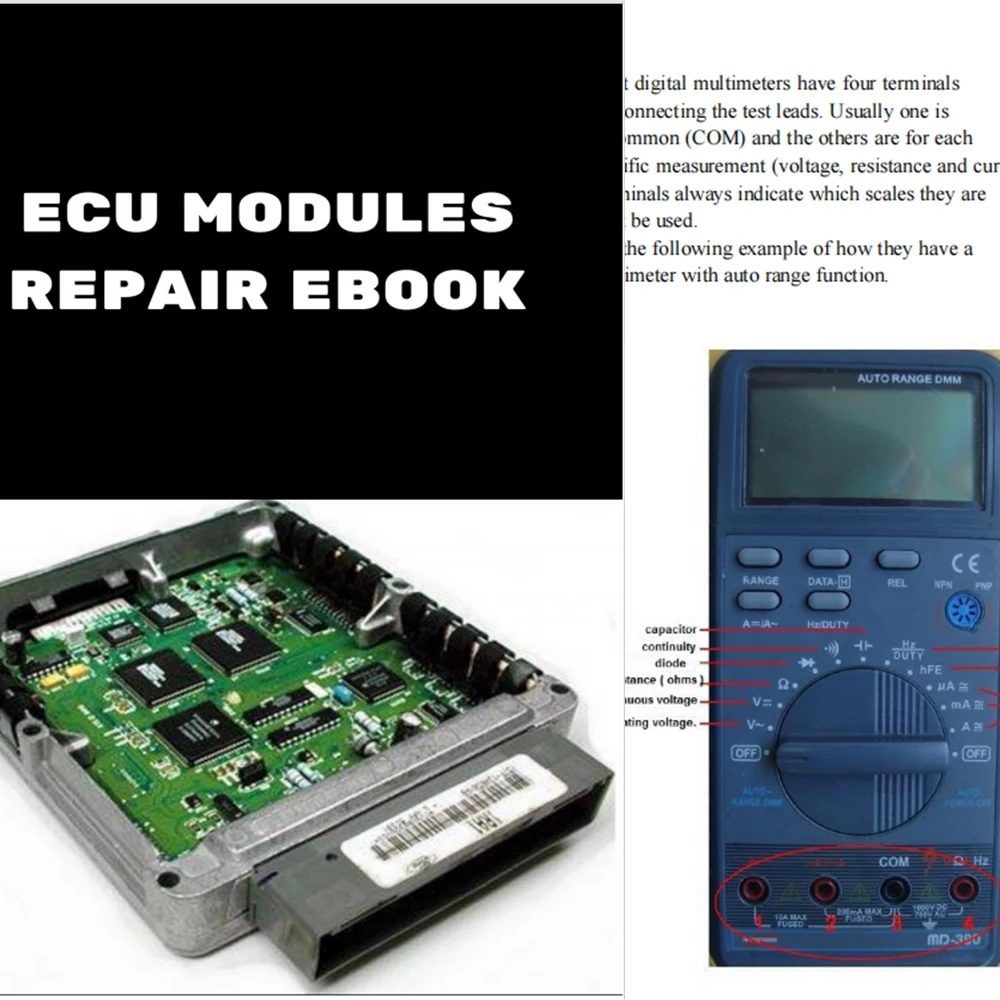 Guide d'étude de réparation ECU, 5 paquets, livres électroniques en anglais, réparation de fichiers PDF, Modules d'injection, manuels, Diagnostic de voiture, matériel pédagogique S7b94e4ecc1b647cf9d45c7dc74c42e67i