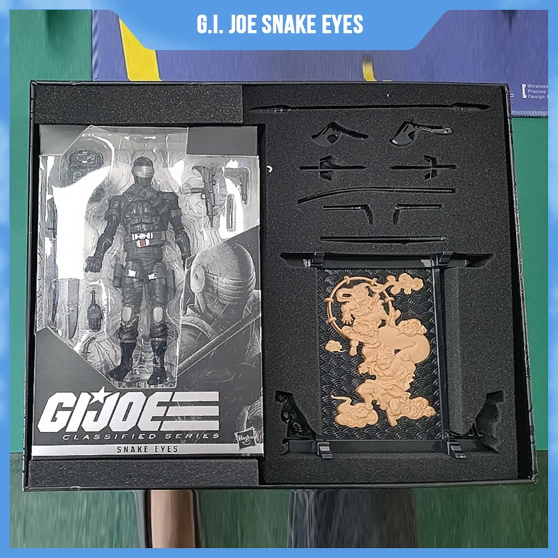 

G.I. Joe Snake Eyes Storm Shadow Anime Action Figures Toy Set Ko Movable Statues Collectible Model Doll Christmas 6 Inch Gifts