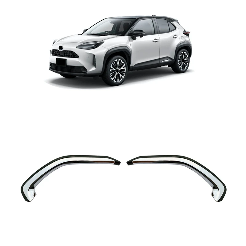 

For Toyota Yaris Cross 2020 2021 Chrome Front Hood Bonnet Grill Lip Molding Cover Trim Grille Bar Garnish Mesh Styling