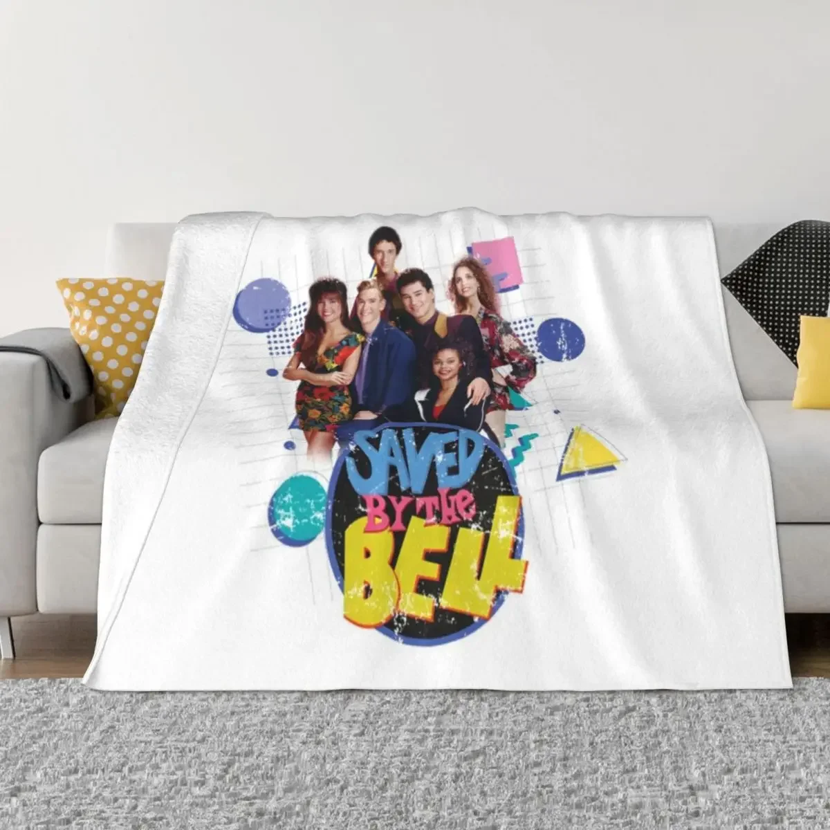 

Saved By The Bell T-ShirtSaved by the bell vintage design Throw Blanket Decorative Beds Bed Blankets For Bed Camping Blankets