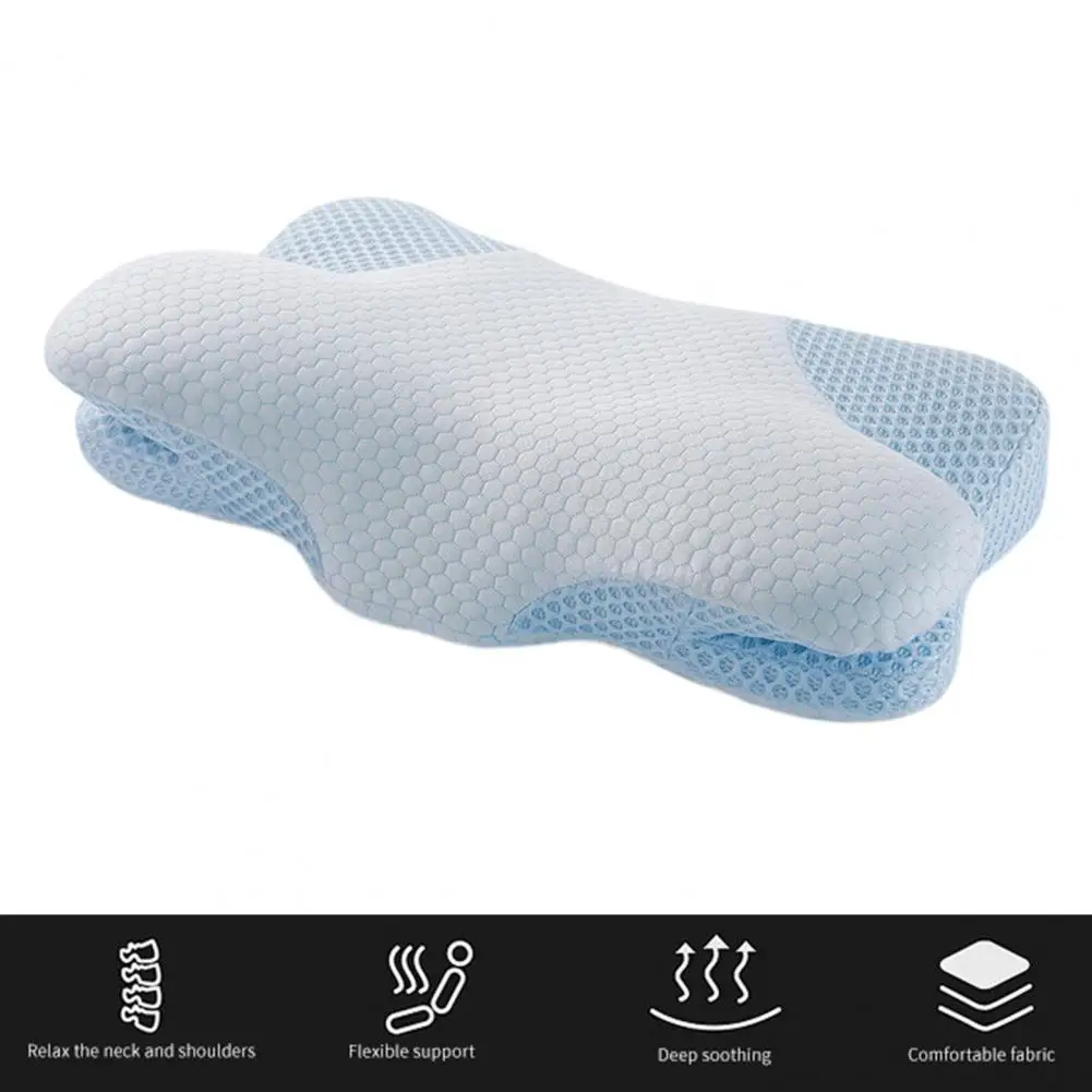 

Pain-free Sleeping Pillow Adjustable Memory Foam Neck Pillow for Painless Sleeping Cervical Pain Relief Breathable Odorless Bed