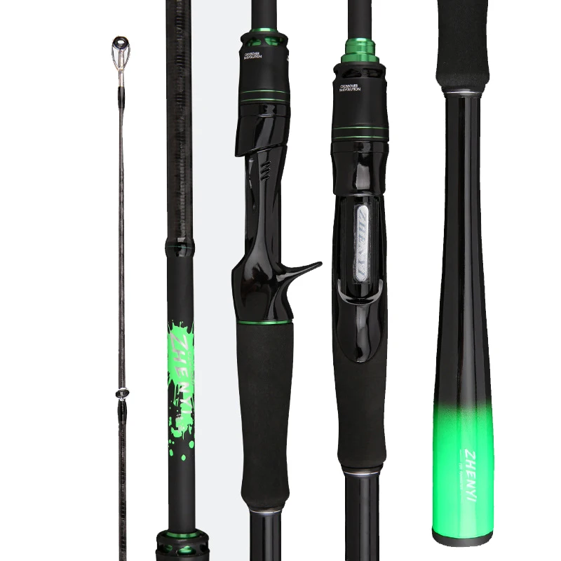 

Ultra Light Fishing Rod Carbon Fiber Spinning Casting Lure Pole Bait WT 8-30g Line WT 1-10LB Super Hard Fast Bass Fishing Rods