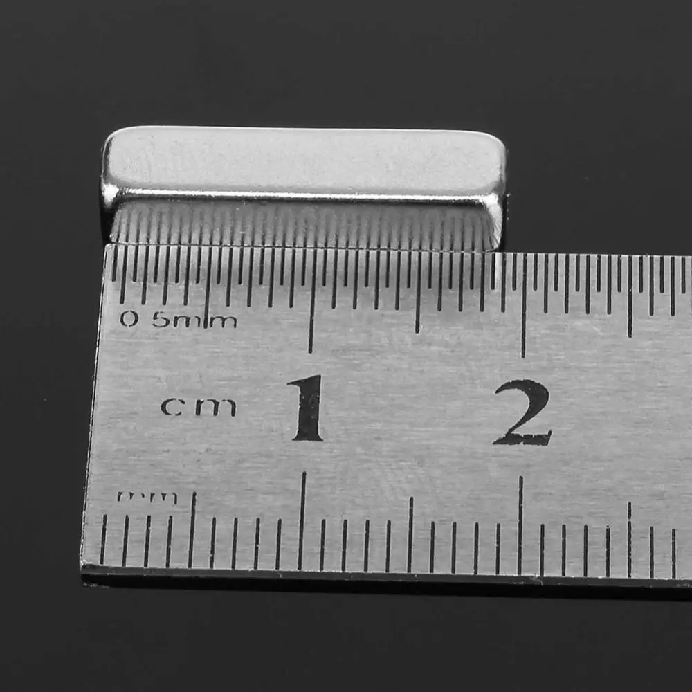 8Pcs Magnetic Materials Permanent 20x10x5mm N52 Cuboid Rare Earth Neodymium Fridge Magnets Super Strong Block