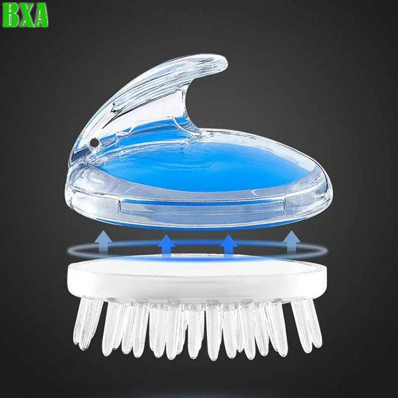 Silicone Washing Hair Brush Head Scalp Massage Comb Scalp Head Body Massage Brush Bath Spa Slimming Salon Hairdressing Tool