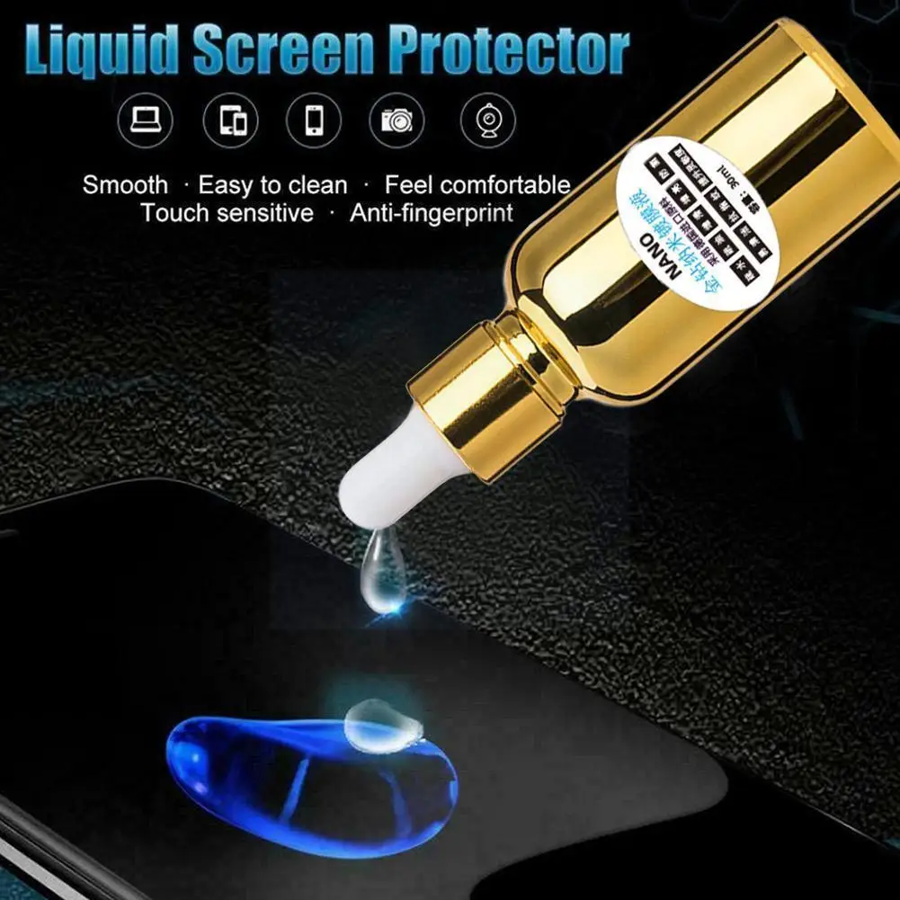 30ml Liquid Glass Screen Protector Oleophobic Coating Film Universal