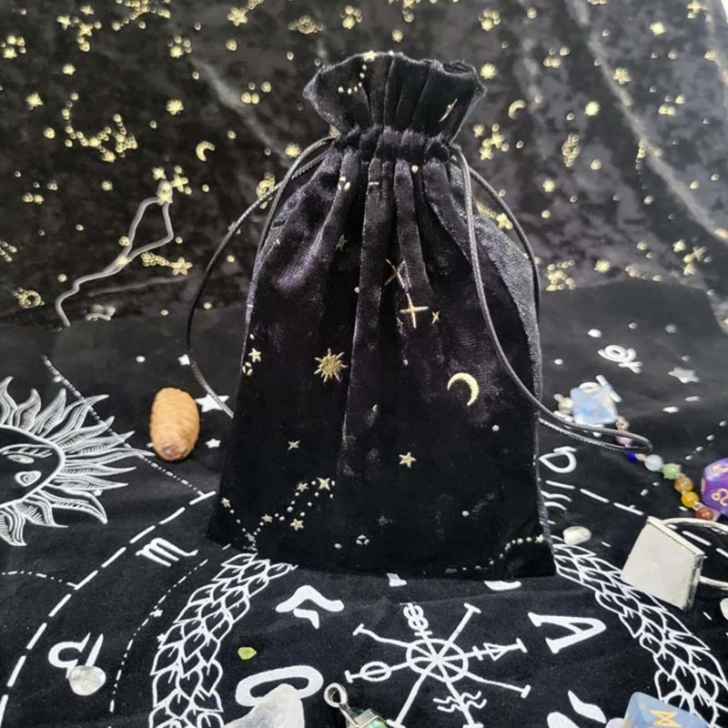 

Сумка для хранения карт Таро, сумка с принтом, сумка на шнурке, сумка для хранения гадальных карт