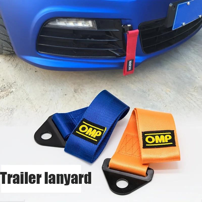 Car Tow Strap nylon tow strap car decoration strap car tow strap car accessories strap High strength car colored tag towing strap towing rope ribbon car decoration rope bumper strap