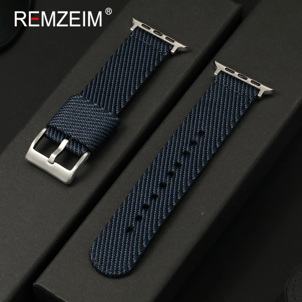 سوار نايلون ناعم ومريح لساعة Apple Watch Ultra وSe...