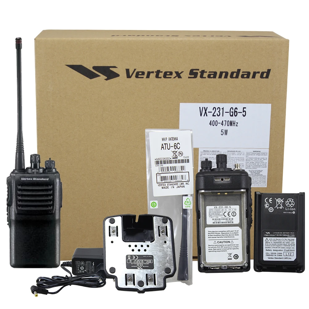 Vx 231 Vhf Uhf Portable Two Way Radio Replace For Vertex Standard Vx 231 Vx 261 Vx 351 Walkie Talkie With Li Ion Battery Charger Walkie Talkie Aliexpress