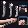 Male Extend Sleeve Penis Extender Condoms Reusable Dildo Enhancer Sex Toys For Men Delay Ejaculation Cock Nozzle 1