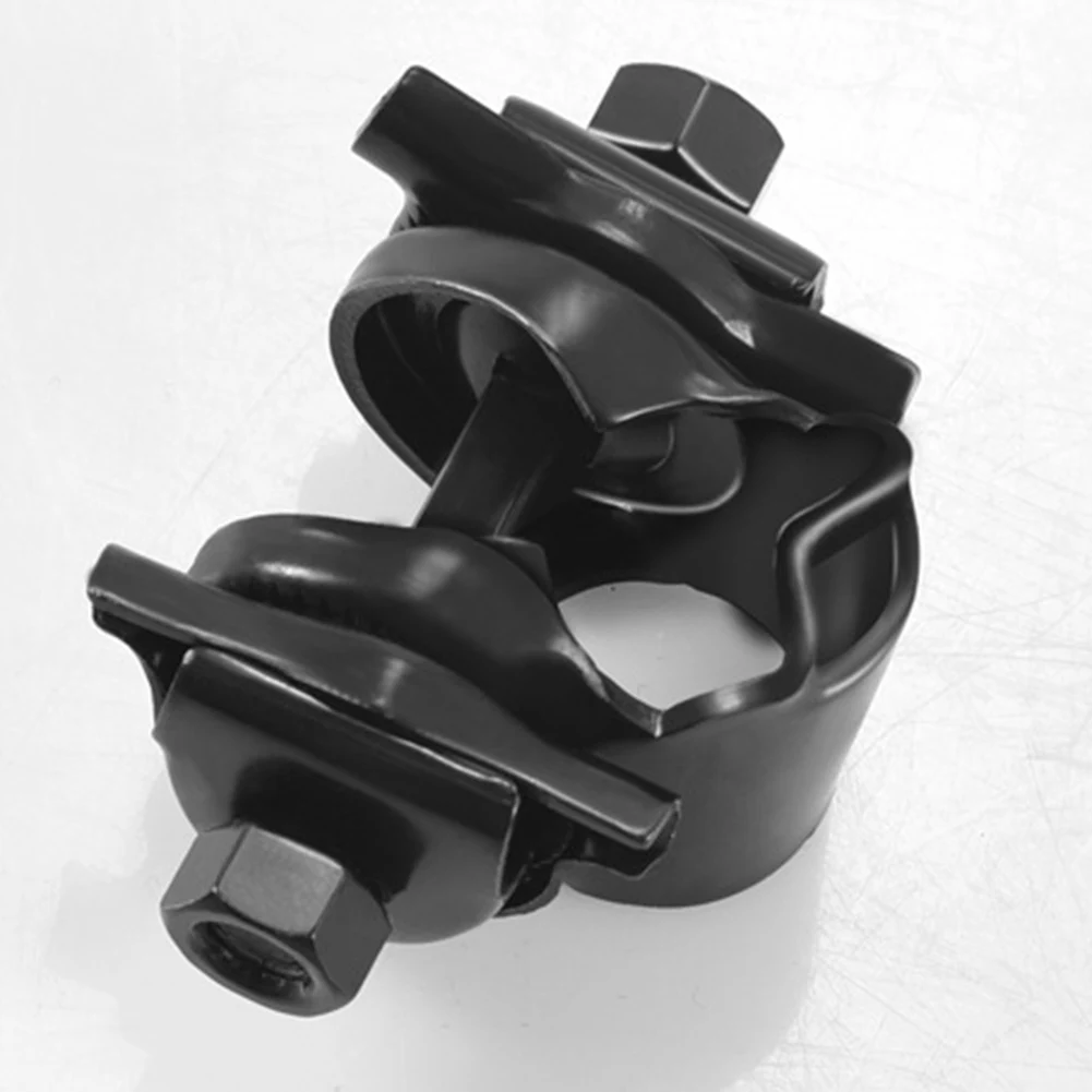 Hochwertiger Außen sattel fester Clip Sattelstütze adapter Fahrrads attel klemme schwarzer Kohlenstoffs tahl konkav-konvex – Detail 9