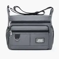 Sac à bandoulière multi-poches pour hommes, sacs à une seule initiative, sac de rangement de grande capacité, sac à main à la mode, sacs à bandoulière d'affaires 2