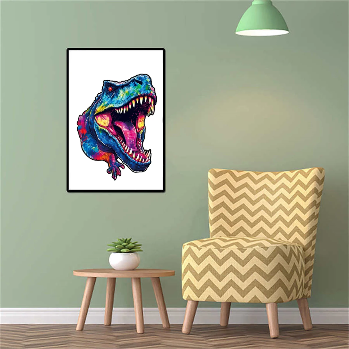 Dinosaur Wooden Jigsaw Puzzles Art Unique Butterfly Animal Shaped Puzzle Diy Leisure Game for Adults Kids Family Home Decor 6