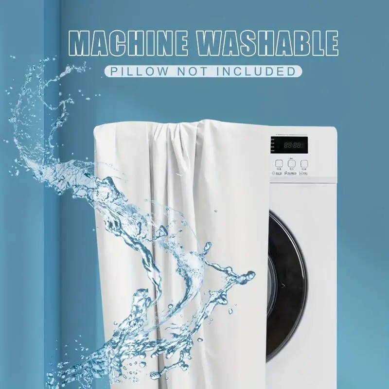 Safe Waterproof Mattress Protector, Soft Comfortable Breathable Solid Color Bedding Mattress Cover Fitted, Machine Washable 6