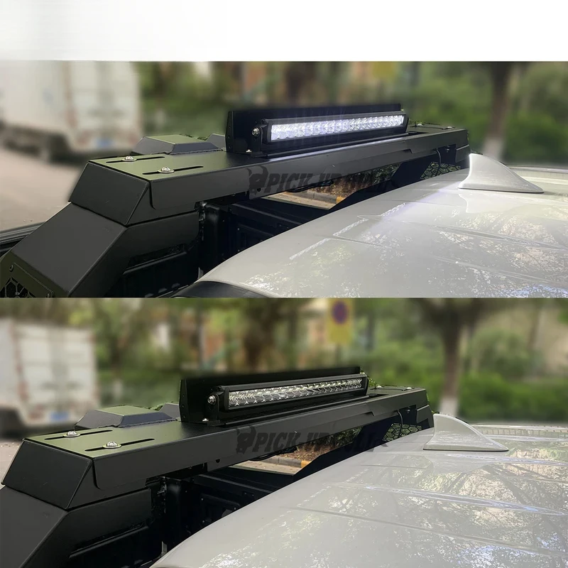 4x4 트럭 리모컨 버튼 듀얼 컨트롤 롤바 (힐룩스, 나바라, 디맥스, 레인저, NP300용) 자동 스팟 스틸 스포츠 롤바 포함