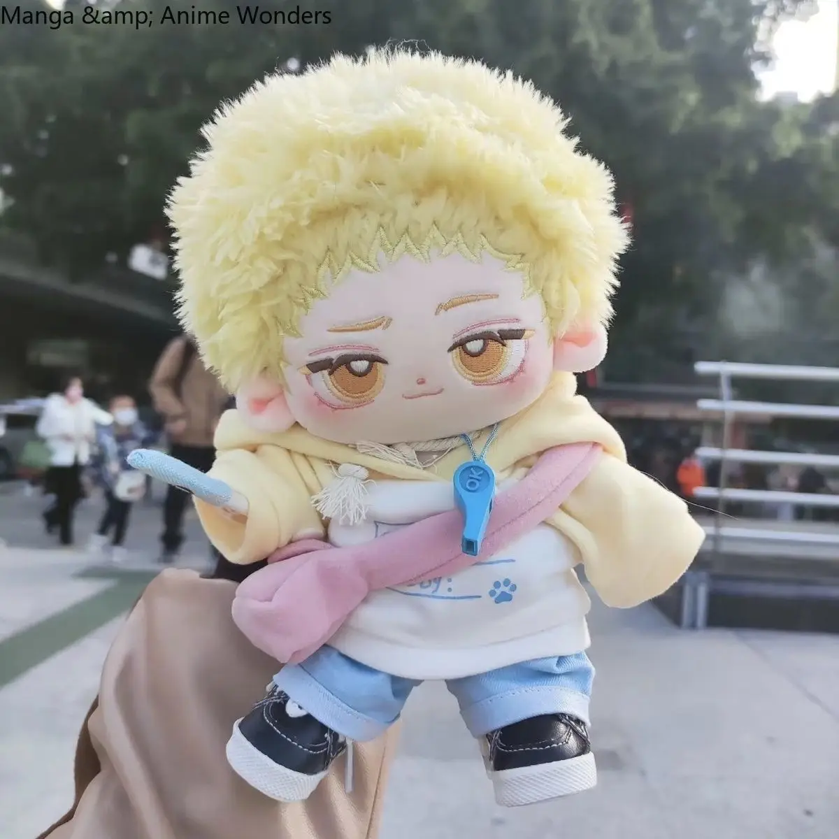 Anime Game Haikyuu Kei Tsukishima Cosplay Soft Plush Doll Body Dress Up Cotton Stuffed Plushie Toys Figures Xmas Gift 20cm