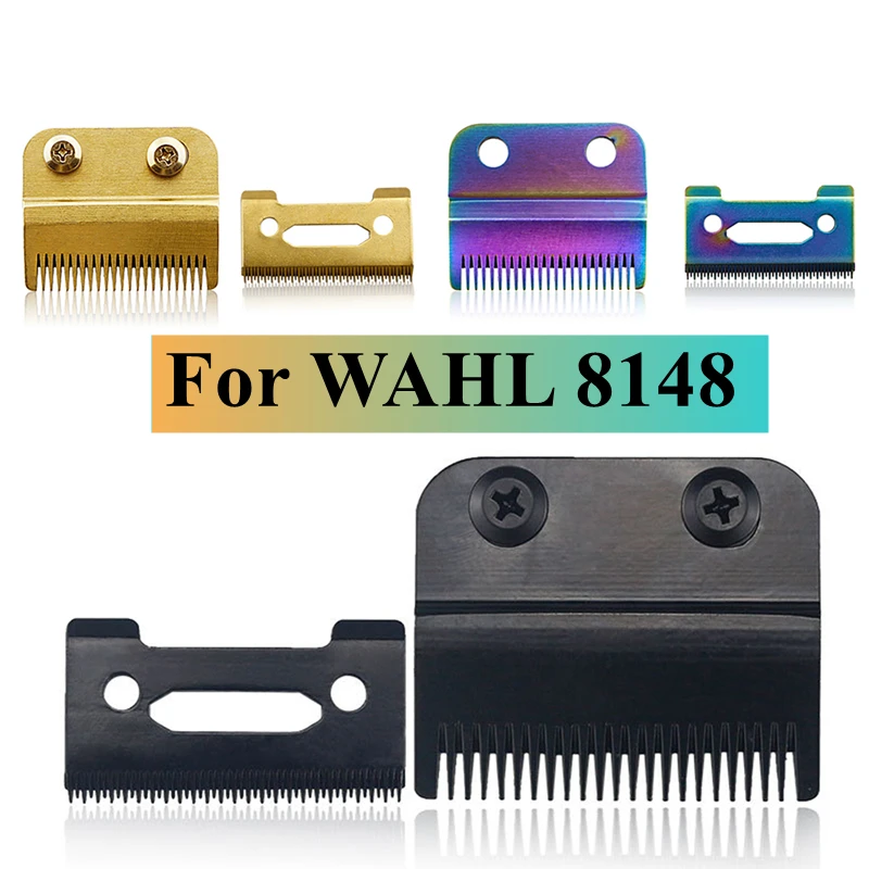 Pro Stainless Steel Hair Clipper Blade For WAHL 8148 With Screws Replacement Blade For Electric Hair Clipper Hair Trimmer Head