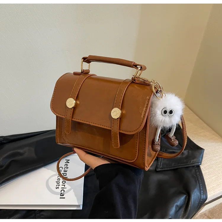 

High Quality Winter Retro Crossbody Bag New Women's Trendy and Versatile Crossbody Bag Fashion Luxury Brand Shoulder Bag