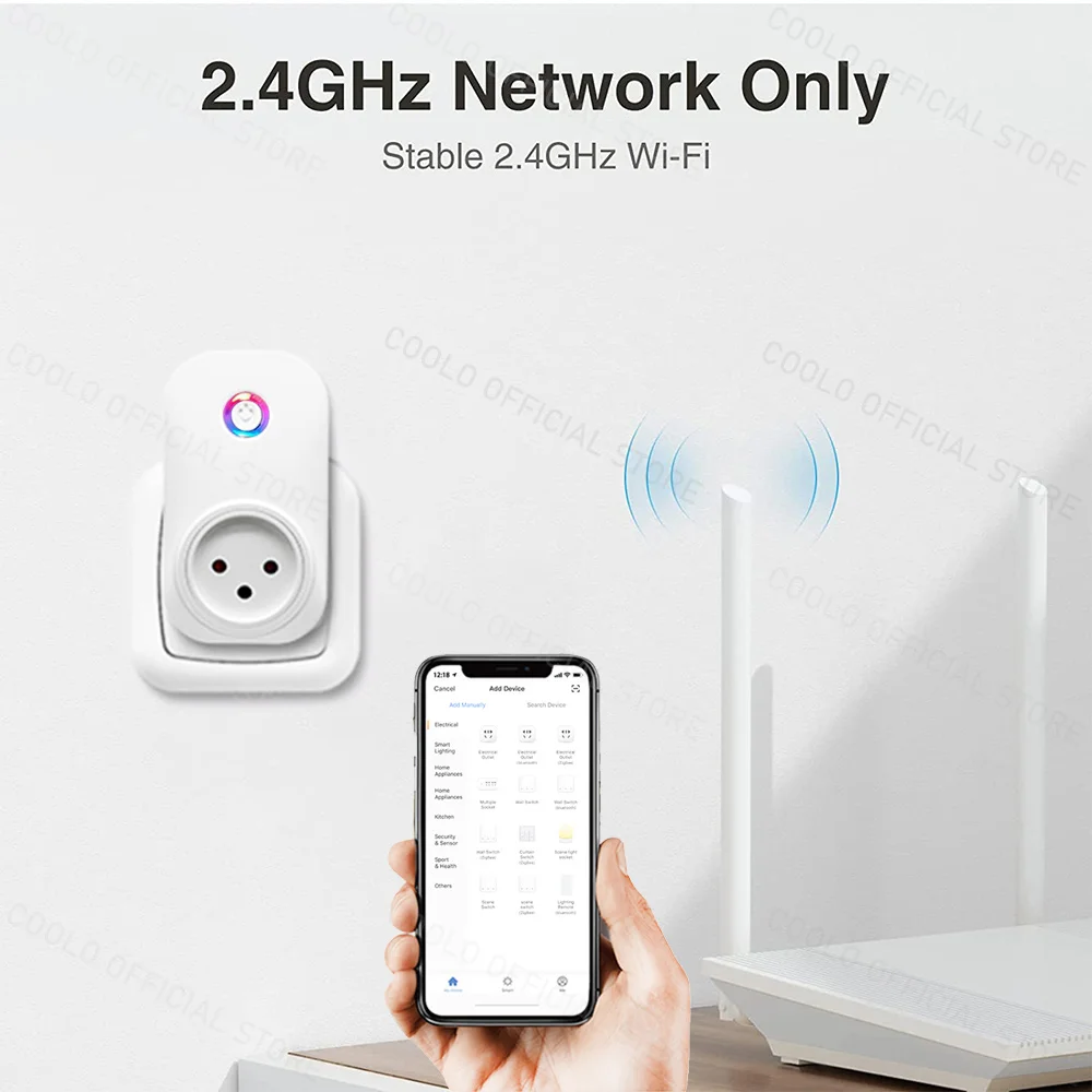 Tuya WiFi 스마트 플러그 16A 이스라엘 전원 플러그 소켓, 전원 모니터 타이밍 스마트 라이프 APP 제어 콘센트 Alexa Google과 함께 작동