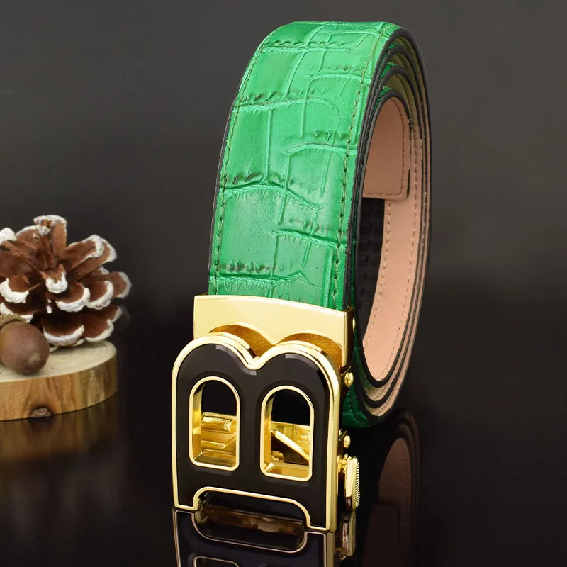 Green gold buckle