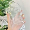 MINKYS Ins Glittery Transparent Kawaii 3 inch Kpop Photocard Holder idol Photocard Holder Photo Card Holder Bag Pendant 3