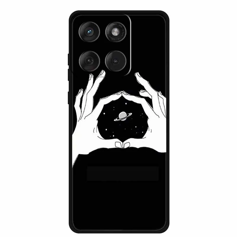 Fashionable Black Silicone TPU Soft Phone Case – Sleek Protective Back Cover s