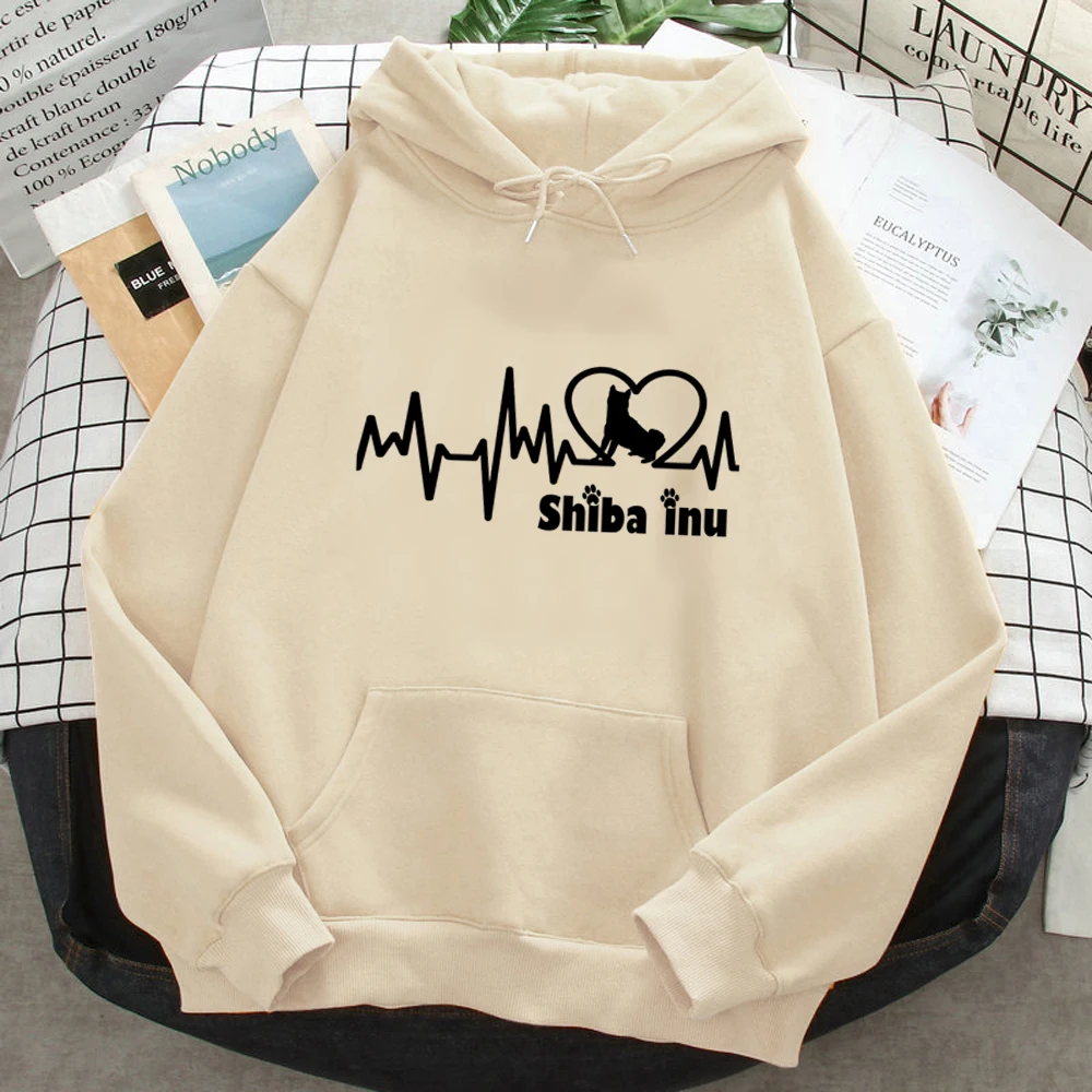 

Akita Inu hoodies women vintage aesthetic 90s harajuku sweatshirts clothes female long sleeve top pulls