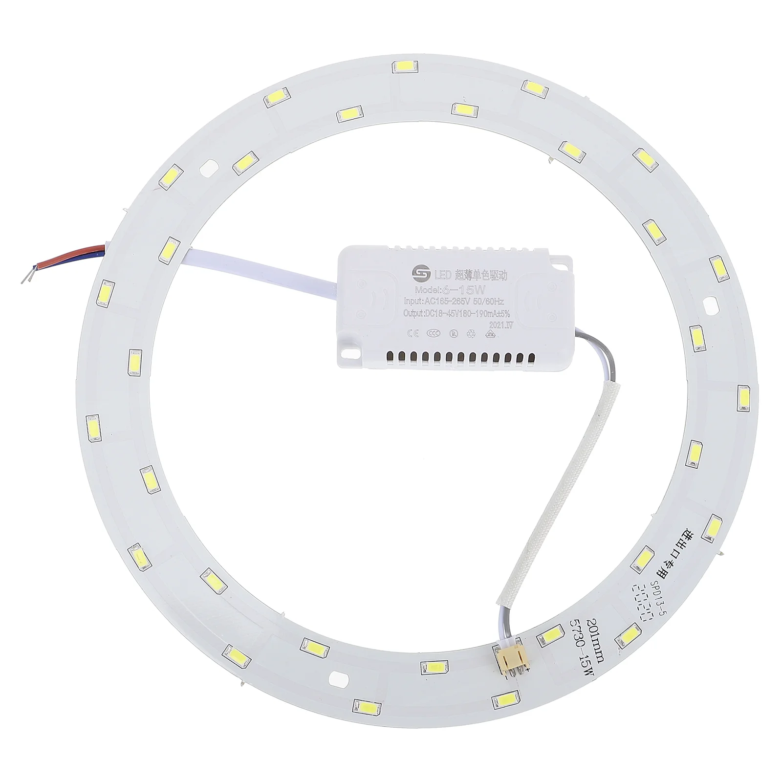 

15W 220V-240V SMD 5730 30-LED Magnetic Circular LED Panel Bar Lamp LED Ceiling Light (Pure White Light)