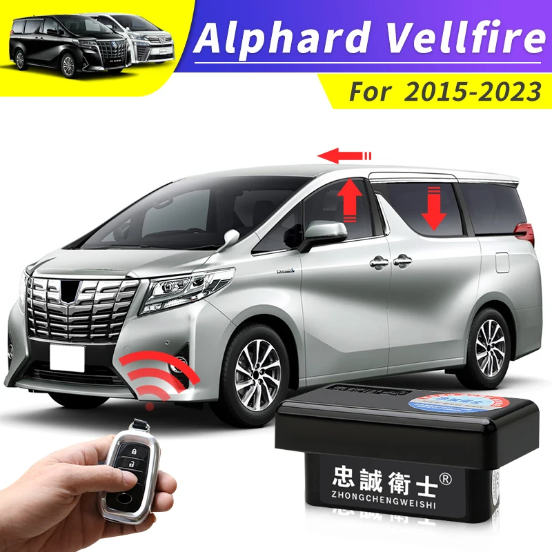 For Toyota Alphard Vellfire 30 20 Series Modification Accessories Interior Window Lifter OBD Tuning 2021 2020 2019 2018 2017