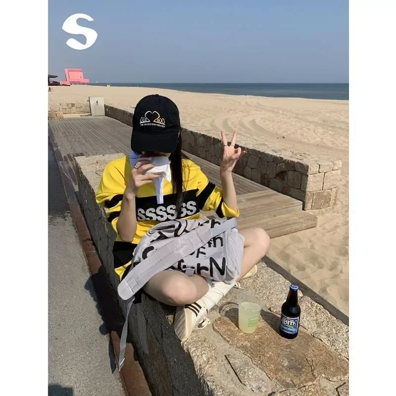 Shoulder Bag Nylon Cool Handsome South NEW Simple Personality Graffiti Letter Printed Large Capacity Daily Casual Crossbody Bag