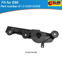 Front engine hood bonnet release handle lever bracket for bmw 530i LHD E60 E61 51439143458 51437008933 51237184454 51237008760 1