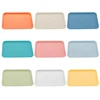 Rectangular Pallet Nordic Plastic Food Serving Tray Multiple Colors Storage Tray Household Kitchen Fruit Dessert Tray 1