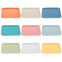 Rectangular Pallet Nordic Plastic Food Serving Tray Multiple Colors Storage Tray Household Kitchen Fruit Dessert Tray 1