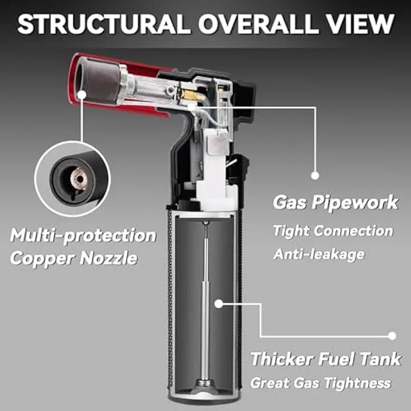 Metal High-temperature High Firepower Inflatable Lighter Windproof Jet Flame Portable Torch Outdoor Camping Barbecue Lighter plasma lighter,arc lighter,gas lighter,kerosene lighter,torch lighter